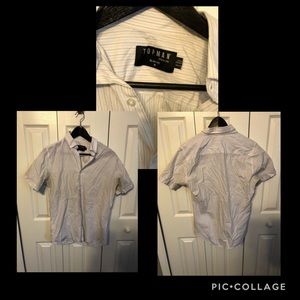Casual short sleeve button down